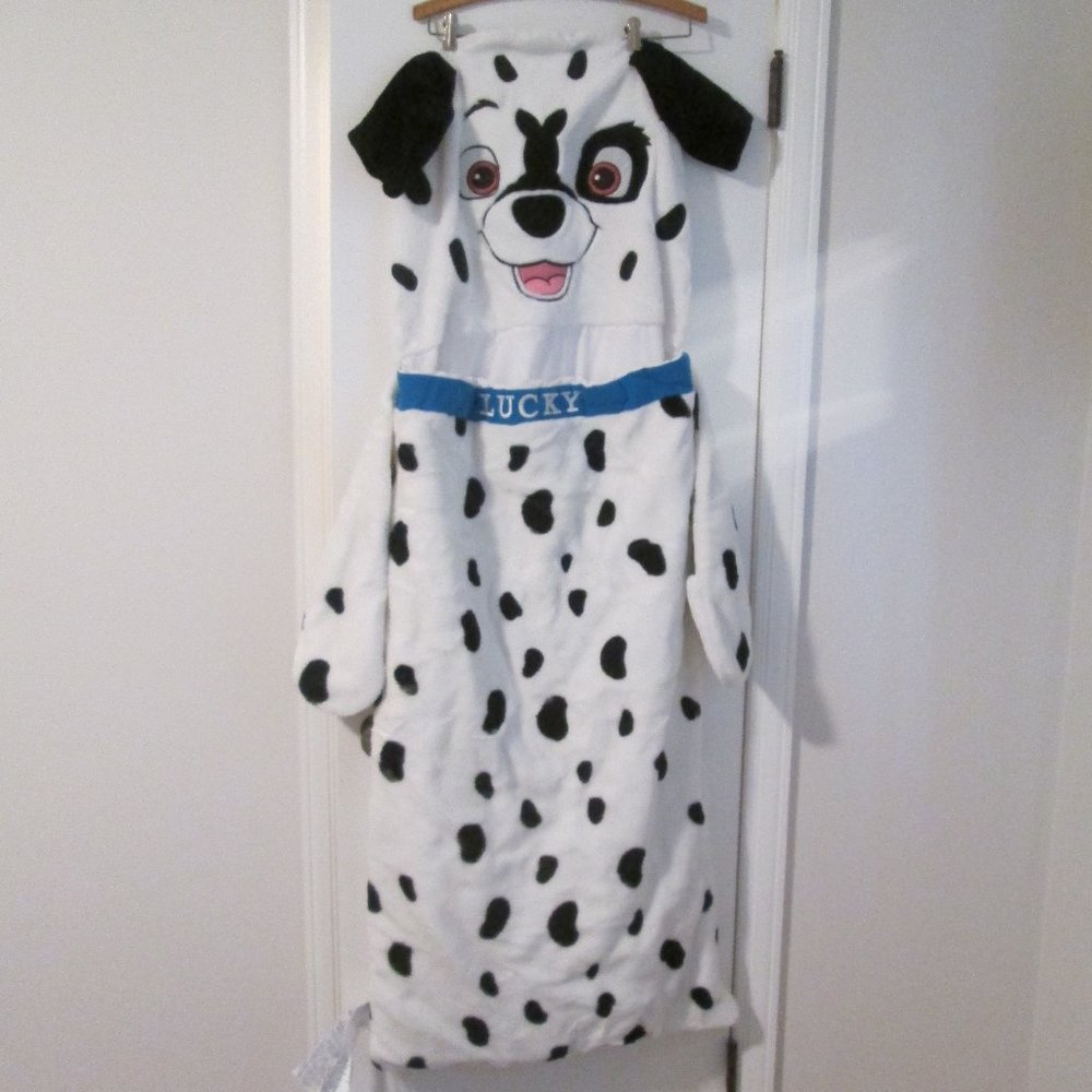 Deluxe Disney Exclusive 90's Plush 101 Dalmatians LUCKY Sleeping Bag 23" x 57"